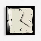 Wall Clock | Rectangular Digital Easy-To-Read | 30 x 30 & 40 x 40 cm