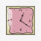 Wall Clock | Rectangular Digital Easy-To-Read | 30 x 30 & 40 x 40 cm