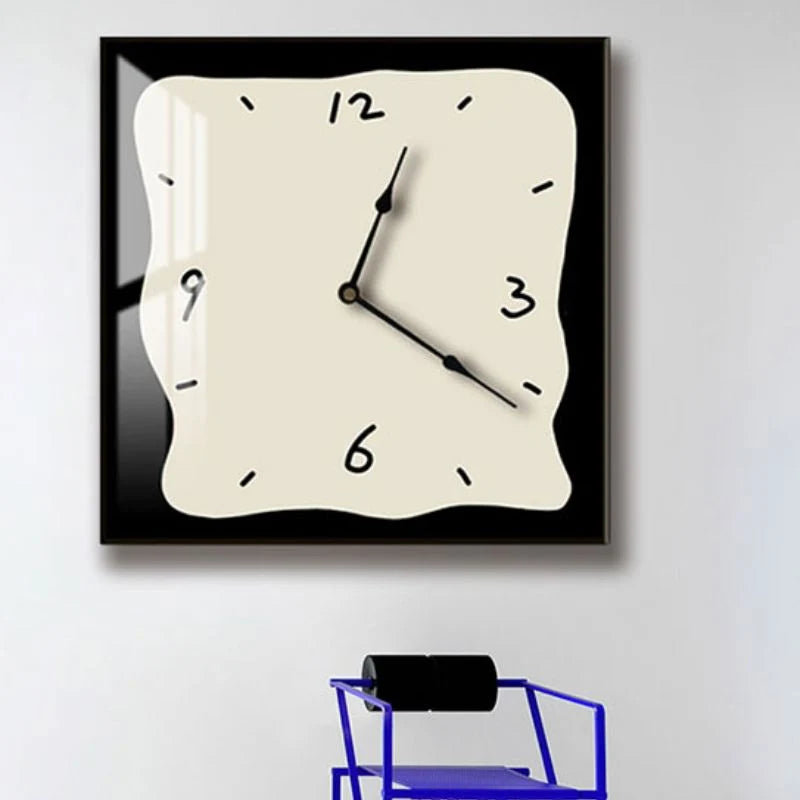 Wall Clock | Rectangular Digital Easy-To-Read | 30 x 30 & 40 x 40 cm