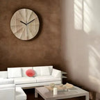 Wall Clock | Silent Movement & Wood Frame