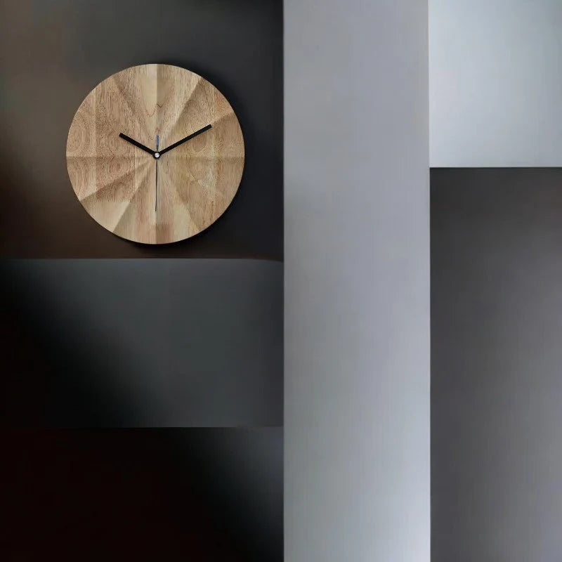 Wall Clock | Silent Movement & Wood Frame