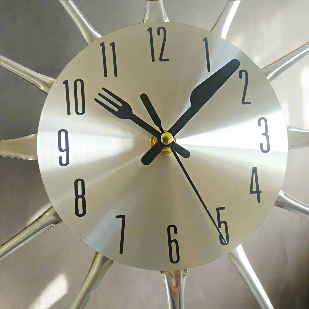 Wall Clock | Silent Quartz & Bold Round Design