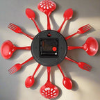 Wall Clock | Silent Quartz Movement & Bold Round Design