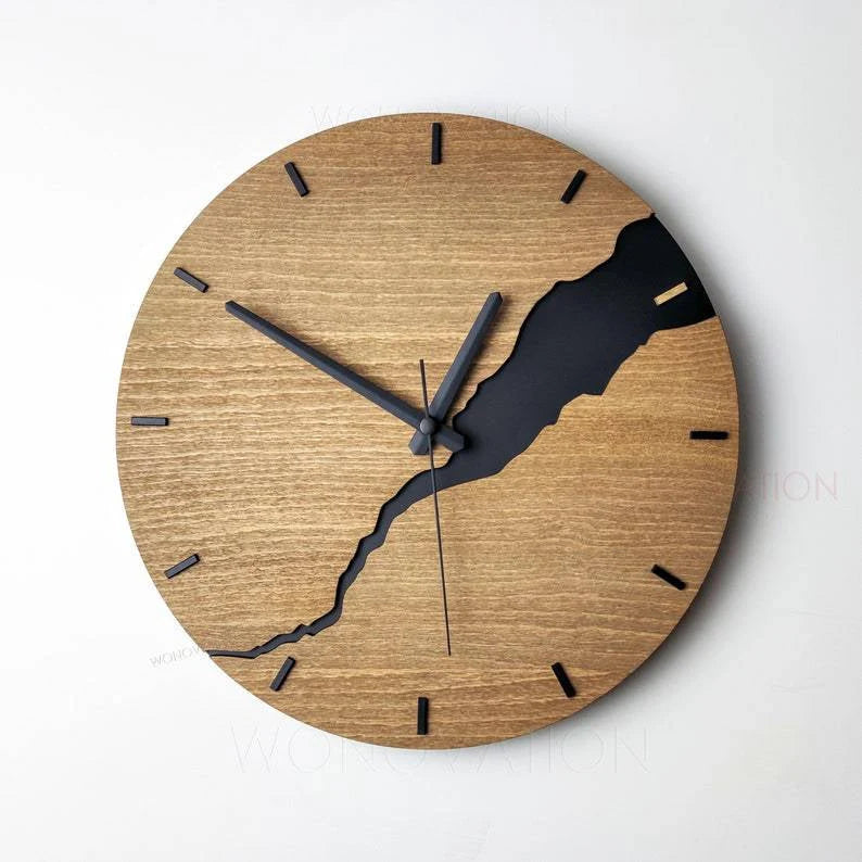 Wall Clock | Sustainable Wood & Minimalist Design | 30 x 30 cm
