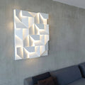 Wall Lamp | 3D Acrylic & Metal | Integrated 3-Color LED