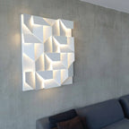 Wall Lamp | 3D Acrylic & Metal | Integrated 3-Color LED