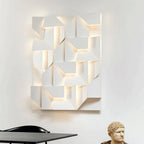 Wall Lamp | 3D Acrylic & Metal | Integrated 3-Color LED