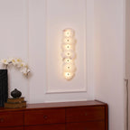Wall Lamp | Alabaster Flower Shade & Warm LED | 1–9 Heads