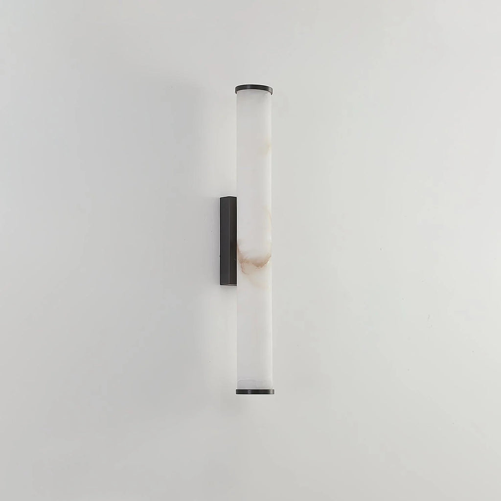 Wall Lamp | Brass Frame & Alabaster Shade | Triac Dimmable