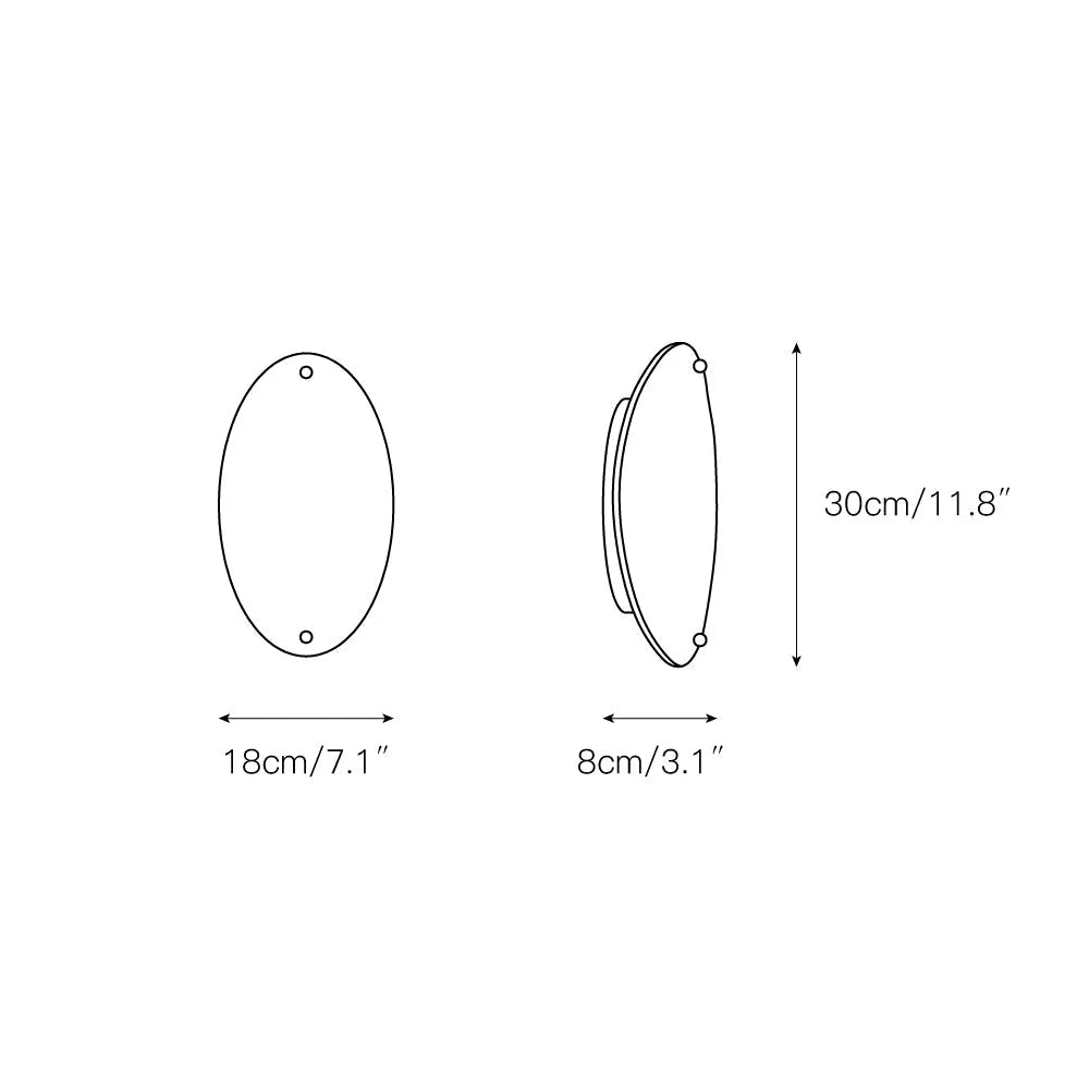 Wall Lamp | Marble Shade & Integrated LED