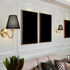 Wall Lamp | Nordic Fabric Shade & Metal Frame