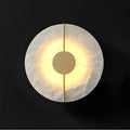 Wall Light | Alabaster & Brass Integrated LED