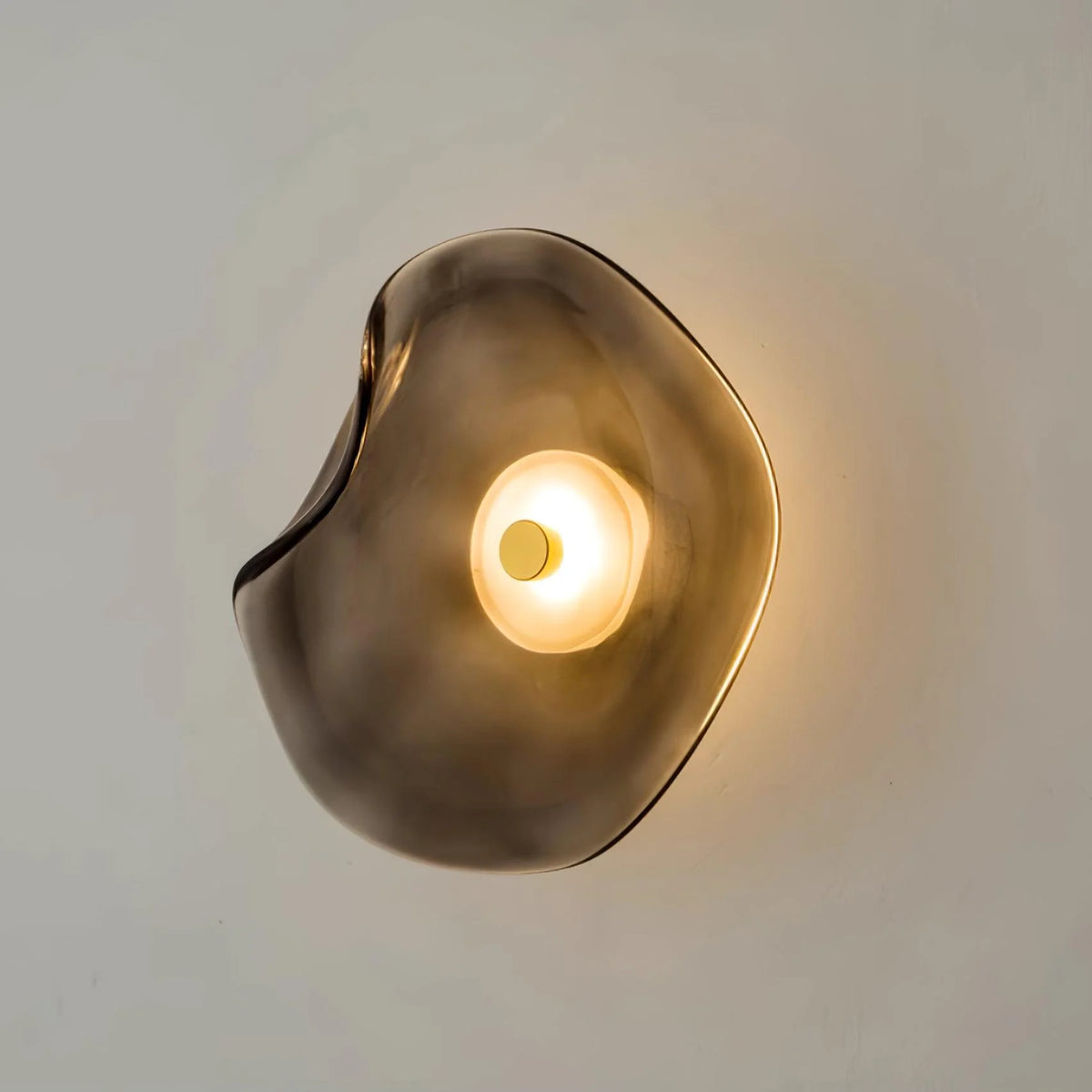 Wall Light | Round Glass Shade & Damp-Rated Integrated LED | Dia 25 cm