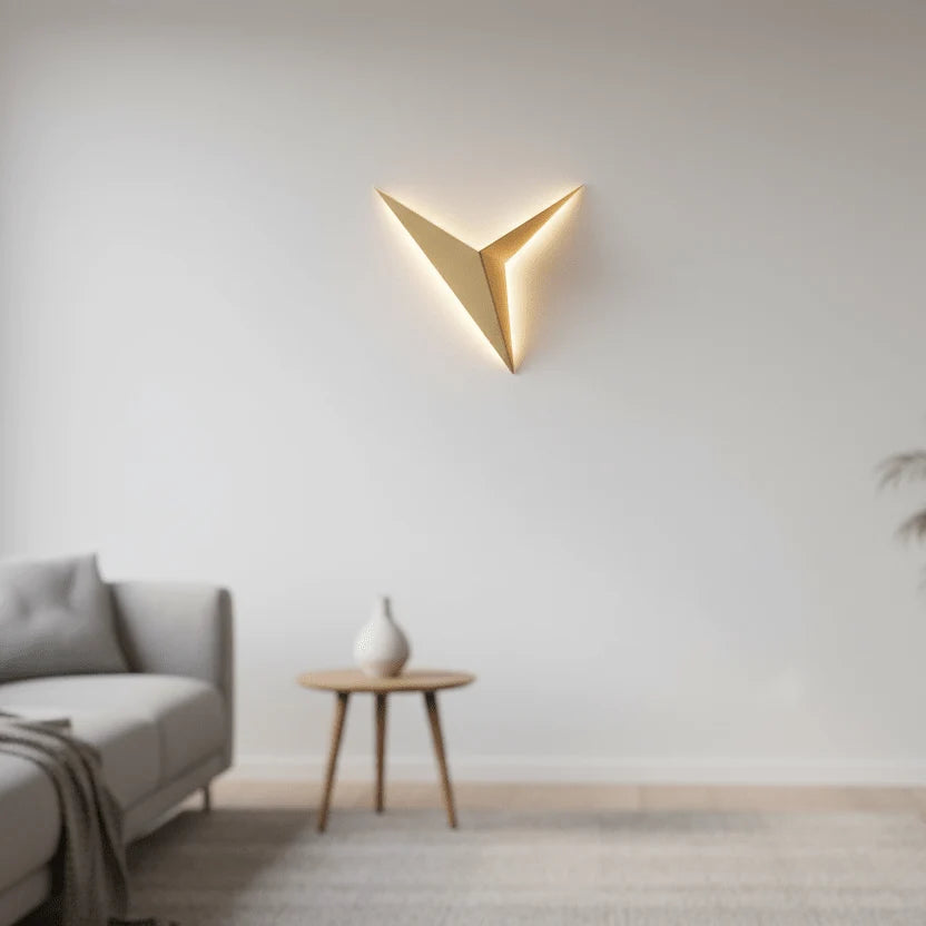 Wall Light | Triangle Design & Integrated LED