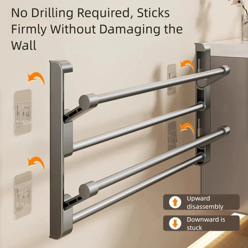 Wall-Mounted Shoe Rack | Integrated Drainage & Space-Saving