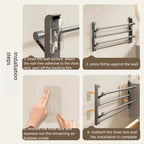 Wall-Mounted Shoe Rack | Integrated Drainage & Space-Saving