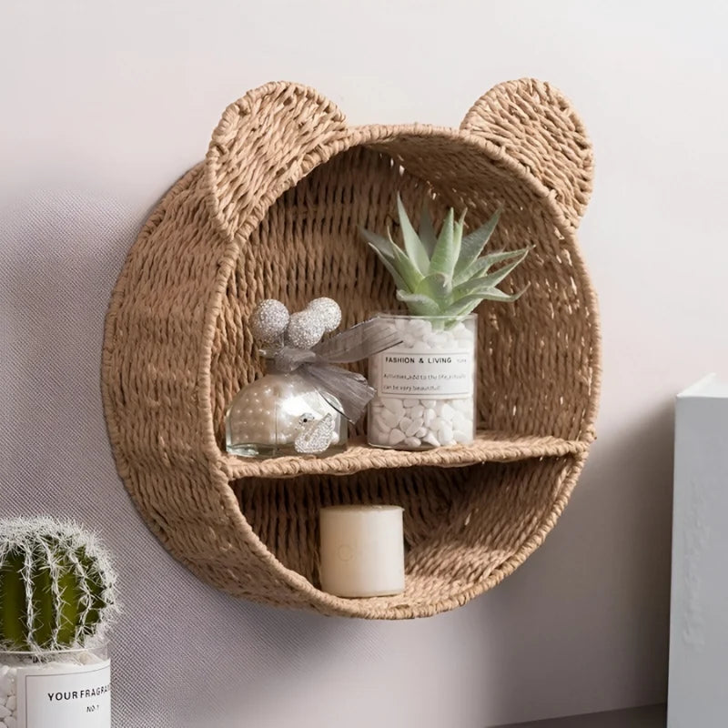 Wall Shelf | Animal-Shaped Wooden & Easy-To-Mount