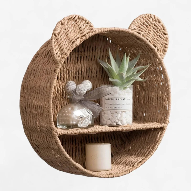 Wall Shelf | Animal-Shaped & Wooden | Wall-Mounted
