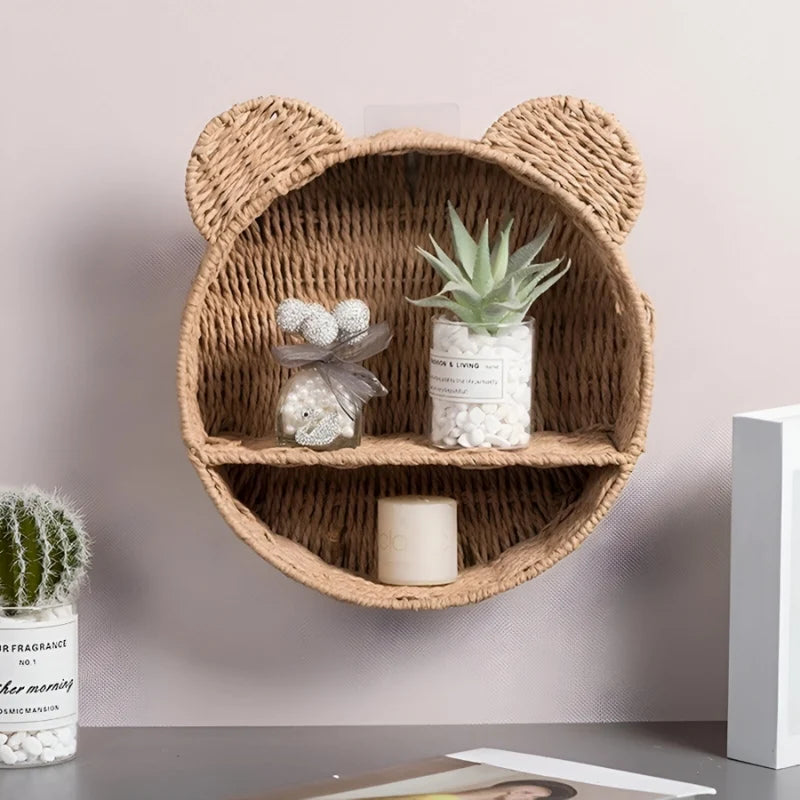 Wall Shelf | Animal-Shaped & Wooden | Wall-Mounted