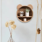 Wall Shelf | Animal-Shaped & Wooden | Wall-Mounted