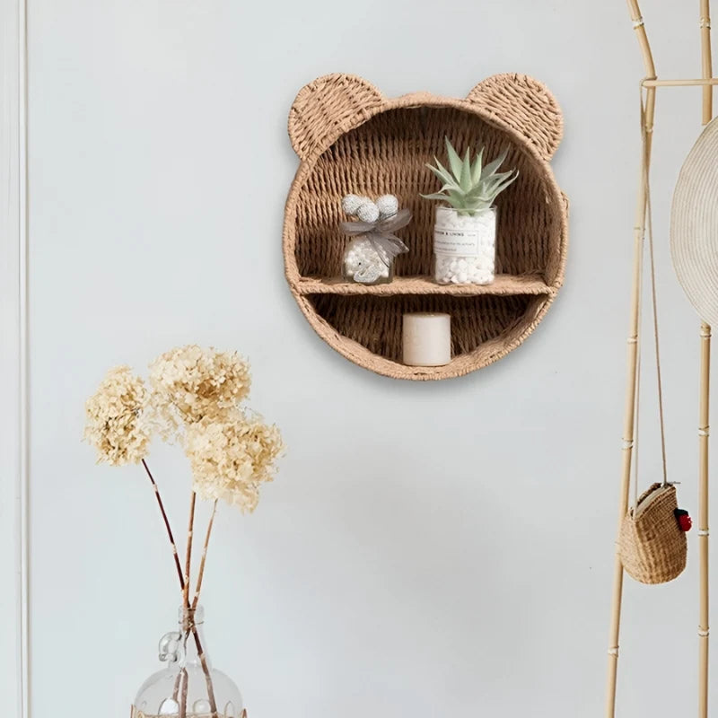 Wall Shelf | Animal-Shaped & Wooden | Wall-Mounted
