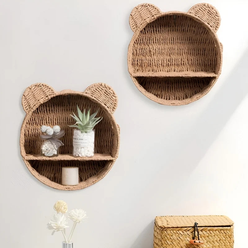 Wall Shelf | Animal-Shaped & Wooden | Wall-Mounted