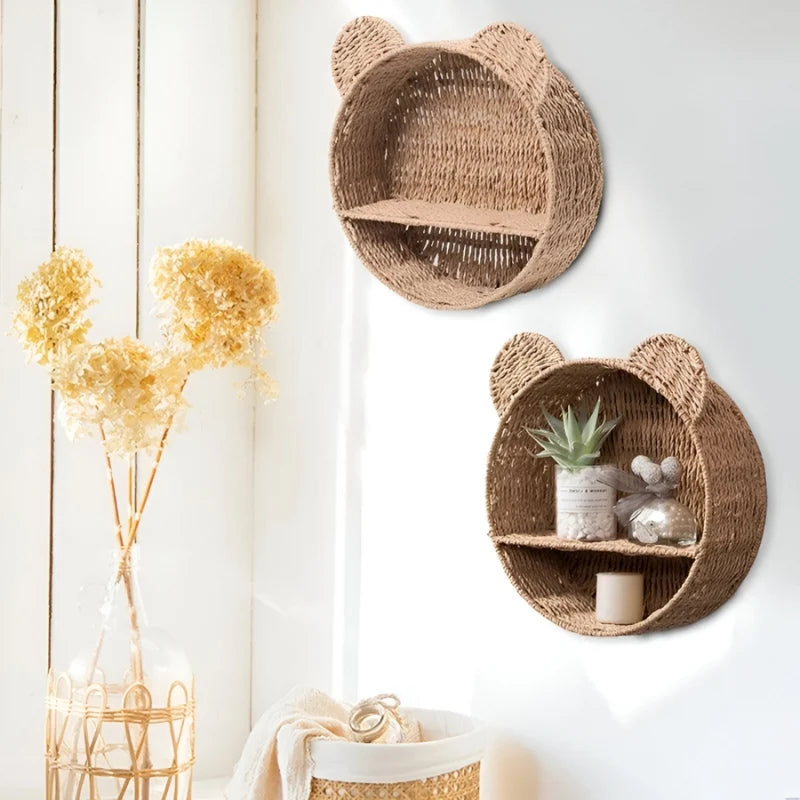Wall Shelf | Animal-Shaped & Wooden | Wall-Mounted