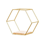 Wall Shelf | Hexagonal Geometric Design & Easy Mounting