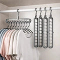 Wardrobe Organizer with Cascading Hangers
