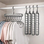 Wardrobe Organizer with Cascading Hangers
