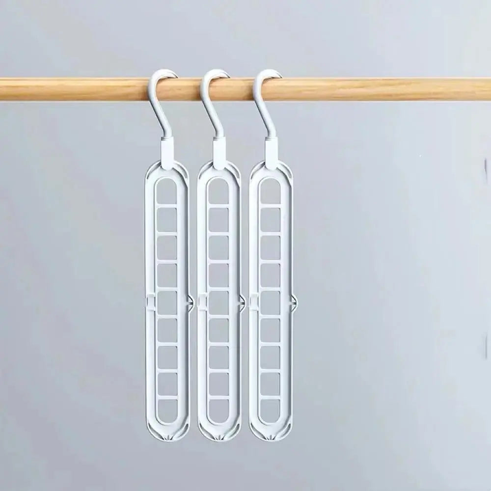 Wardrobe Organizer with Cascading Hangers