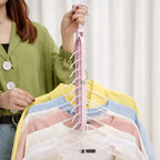Wardrobe Organizer with Cascading Hangers