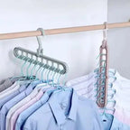 Wardrobe Organizer with Cascading Hangers