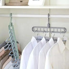Wardrobe Organizer with Cascading Hangers