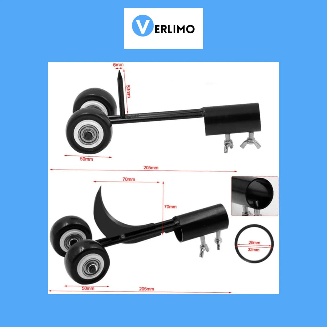 Weed Puller | Rolling Cutting Head & Ergonomic Long Handle