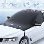 Windshield Snow Cover with Built-In Magnets
