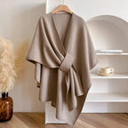 Women's Shawl Coat | Soft Acrylic Windproof & Insulating