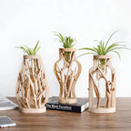 Wooden Vase | Branch-Inspired Bamboo & Wood