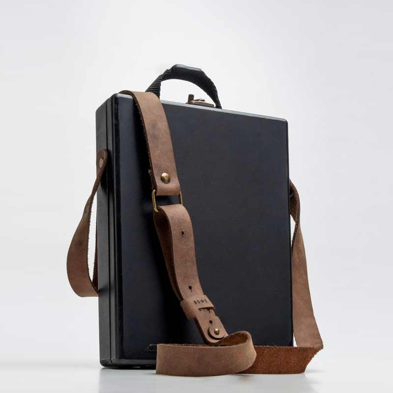 Writing Box | Walnut Finish & Leather Cover | A5